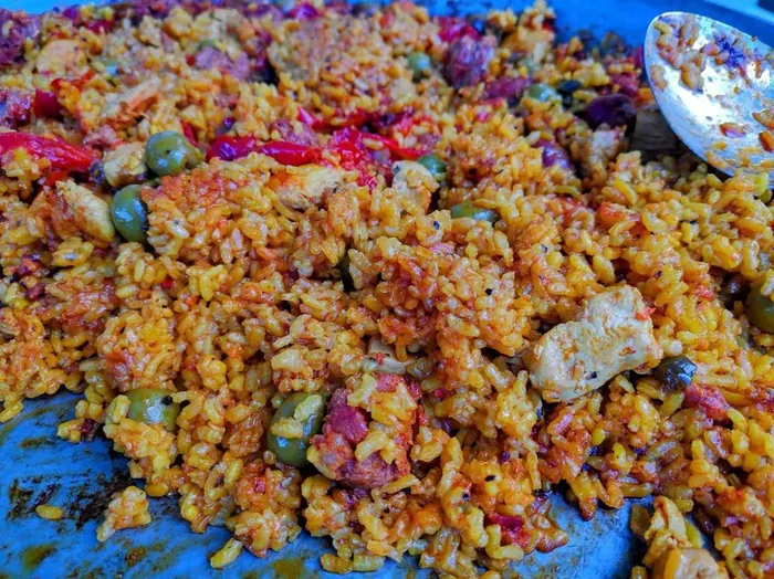 Abuela's inspiration, traditional paella